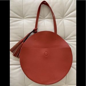 Large REMI/REID Vegan Leather “Alison Circle” Bag